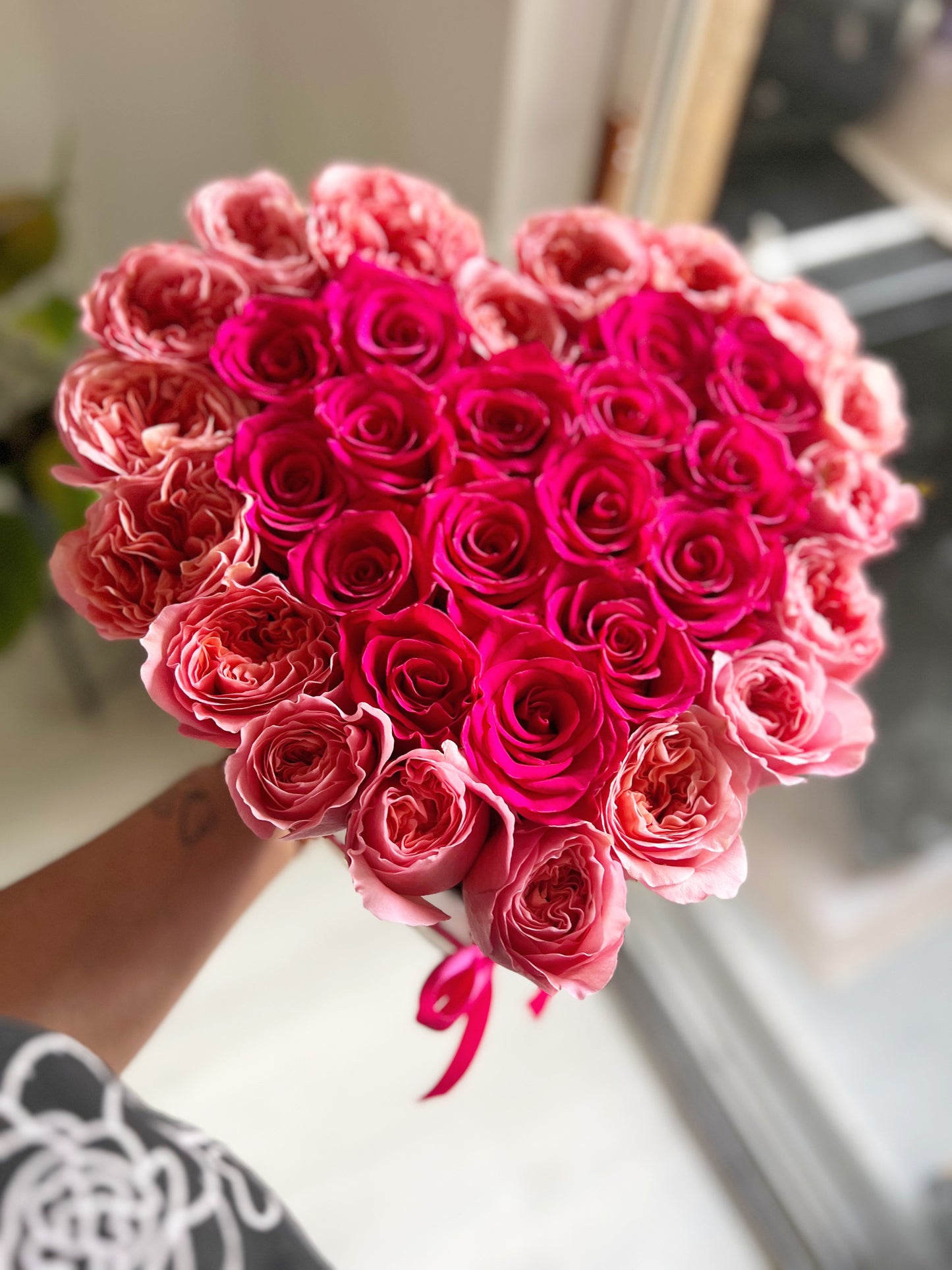 Pink Floyd Heart - Fresh Roses