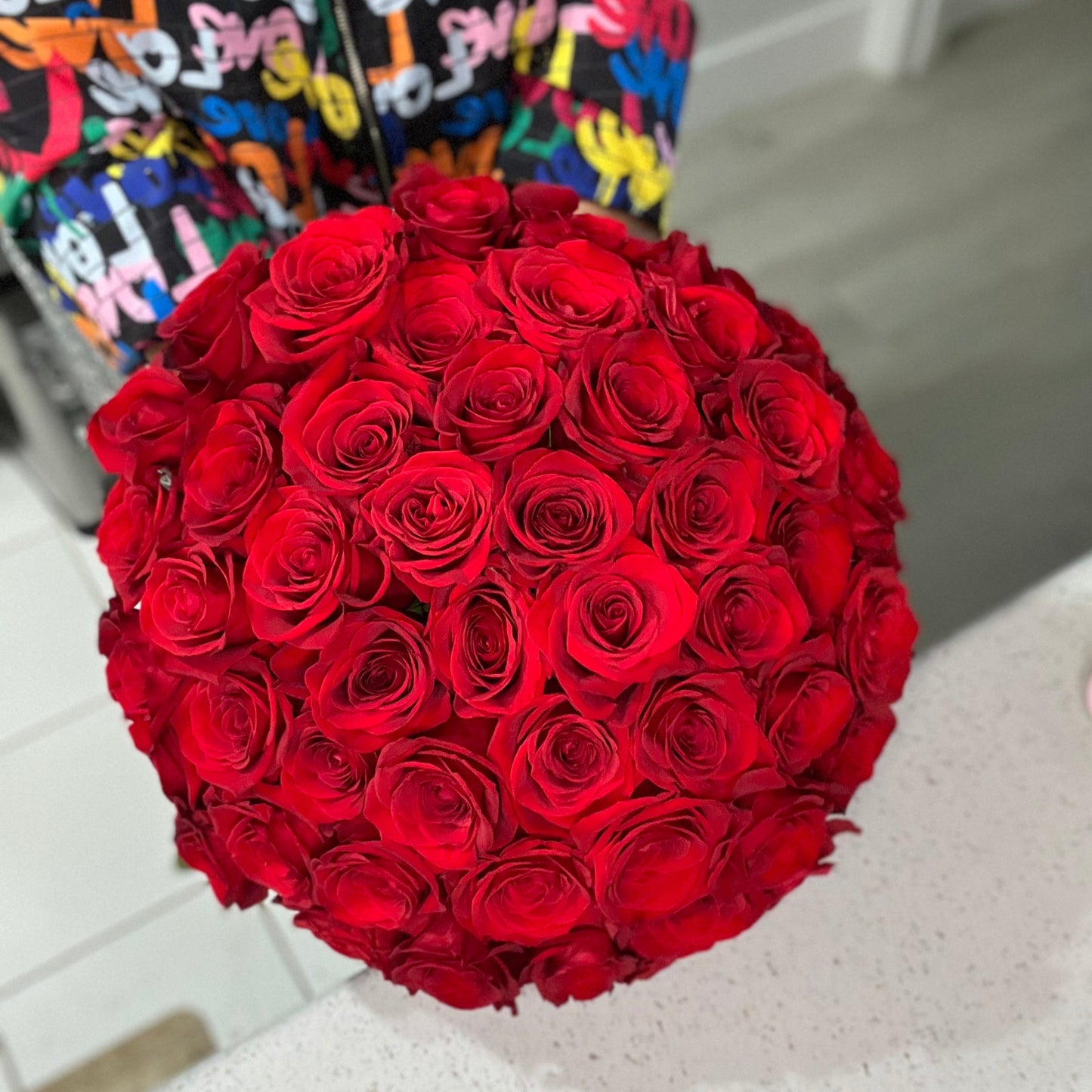 Red Love Bouquet - Fresh Roses