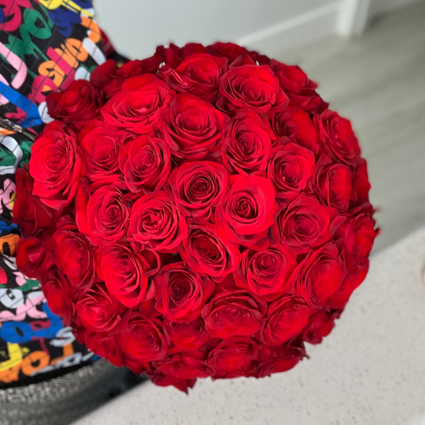 Red Love Bouquet - Fresh Roses